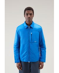 Woolrich - Padded Overshirt In Recycled Pertex Quantum - Lyst