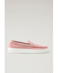 Woolrich - Suede Slip-on Loafers - Lyst