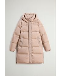 Woolrich - Lang Donsjack Kelly Grootte - Lyst