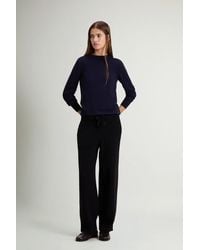 Woolrich - Pantalones De Lana Virgen Y Cachemira Para Mujer Talla - Lyst