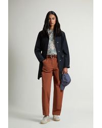 Woolrich - Parka Van Light Ramar Blauw Grootte - Lyst