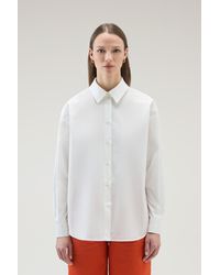 Woolrich - Poplin Shirt In Pure Cotton - Lyst