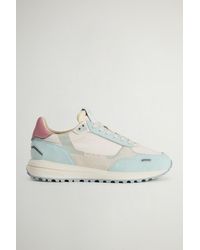 Woolrich - Damen Retro Sneakers Aus Nylon Mit Besätzen Aus Leder Und Wildleder Größe - Lyst