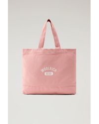Woolrich - Borsa tote rosa - Lyst
