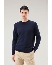 Woolrich - Pure Cotton Crewneck Sweater - Lyst