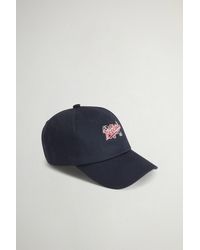 Woolrich - Gorra De Sarga De Puro Algodón Para Hombre Talla One - Lyst