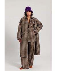 Woolrich - Check Coat In Italian Wool Blend - Daniëlle Cathari / - Lyst