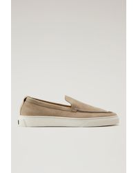Woolrich - Suede Leather Loafers - Lyst