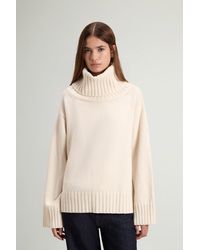 Woolrich - Coltrui Van Wol- En Kasjmiermix Wit Grootte - Lyst