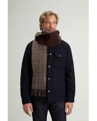 Woolrich - Bufanda De Pura Lana Con Estampado A Cuadros Para Hombre Talla One - Lyst
