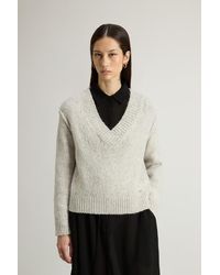 Woolrich - Trui Van Katoen- Alpaca- En Wolmix Grootte - Lyst