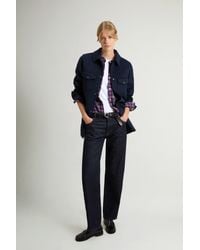 Woolrich - Abrigo De Mezcla De Lana Doble Para Mujer Talla - Lyst