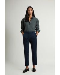 Woolrich - Pantalones Chinos De Mezcla De Algodón Elástico Para Mujer Talla - Lyst
