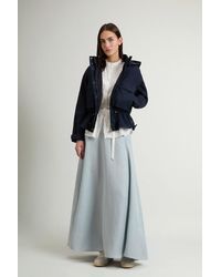 Woolrich - Damen Jacke Aus Dem Gewebe Windstopper By Gore-Tex Labs Blau Größe - Lyst