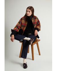Woolrich - Chaqueta Camisera Gentry De Mezcla De Lana A Cuadros Para Mujer Talla - Lyst