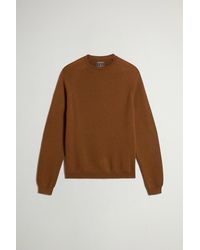 Woolrich - Jersey De Cuello Redondo De Pura Lana Virgen Merina Para Hombre Talla - Lyst