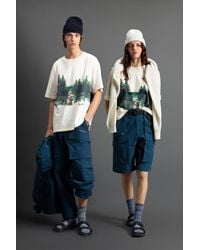 Woolrich - Pure Cotton T-Shirt With Print By Todd Snyder - Lyst