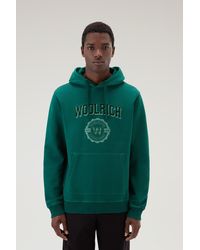Woolrich - Hoodie In Pure Cotton - Lyst