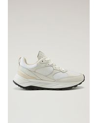 Woolrich - Running Sneakers In Ripstop Fabric And Nubuck Leather - Lyst