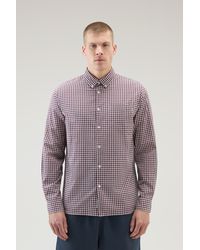 Woolrich - Checked Madras Shirt In Pure Cotton - Lyst
