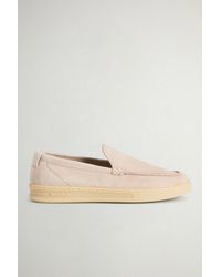 Woolrich - Damen Mokassins Aus Veloursleder Größe - Lyst