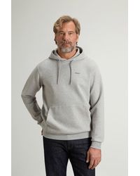 Woolrich - Sudadera Con Capucha En Mezcla De Algodón Interlock Para Hombre Talla - Lyst