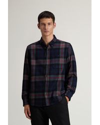 Woolrich - Herren Flanell Karoshirt Trout Run Aus Wollmischung Größe - Lyst