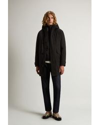 Woolrich - Herren Weaver 3-In-1-Mantel Mit Wendbarer Innenjacke Schwarz Größe - Lyst