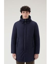 Woolrich - Luxury 2-in-1 Coat In Italian Wool And Silk Blend Crafted From A Loro Piana Fabric - Lyst