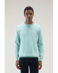 Woolrich - Pure Cotton Crewneck Sweater - Lyst