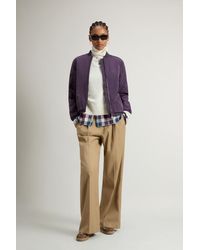 Woolrich - Bomberjack Grace Van Peached Poly Lila Grootte - Lyst