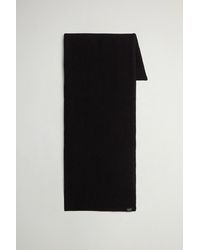 Woolrich - Sjaal Van Wolmix Zwart Grootte - Lyst