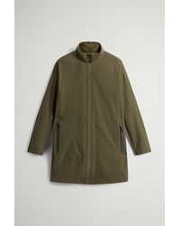 Woolrich - 2-In-1-Overjas Van Tweelaagse Stof Groen Grootte - Lyst