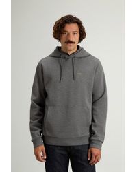 Woolrich - Sudadera Con Capucha En Mezcla De Algodón Interlock Para Hombre Talla - Lyst