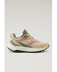 Woolrich - Running Sneakers In Ripstop Fabric And Nubuck Leather - Lyst