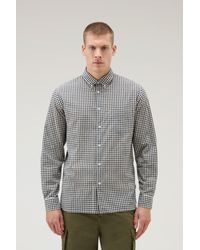 Woolrich - Checked Madras Shirt In Pure Cotton - Lyst