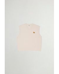 Woolrich - Pull Sans Manches En Piqué De Pur Coton Pour Couleur Taille - Lyst