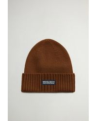 Woolrich - Gorro De Pura Lana Virgen Merina Acanalada Para Hombre Talla - Lyst