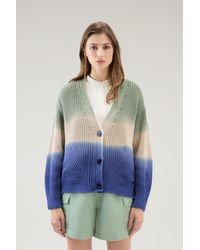Woolrich - Garment-dyed Cardigan In Pure Cotton - Lyst
