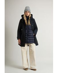 Woolrich - 3-In-1-Parka Van Ramar Cloth Blauw Grootte - Lyst