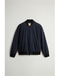 Woolrich - Bomber De Nailon Elástico Con Acabado Mate Para Hombre Talla - Lyst