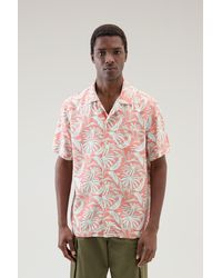 Woolrich - Shirt With Tropical Print - Lyst