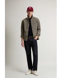 Woolrich - Chaqueta Camisera Chore Teñida En Prenda De Sarga De Algodón Para Hombre Talla - Lyst