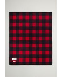 Woolrich - Manta Buffalo A Cuadros De Doble Cara De Pura Lana Talla One - Lyst