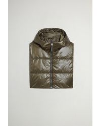 Woolrich - Chaleco Acolchado Plegable De Urban Light Nylon Con Capucha Para Mujer Talla One - Lyst