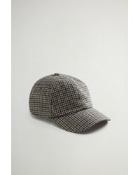 Woolrich - Gorra De Pata De Gallo De Mezcla De Lana Italiana Reciclada Para Hombre Talla One - Lyst
