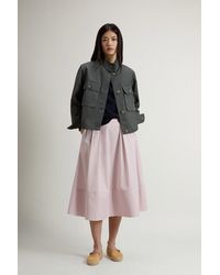 Woolrich - Overhemdjack Field Van Zuiver Gewassen Katoen Groen Grootte - Lyst