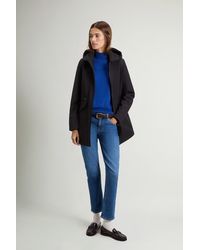 Woolrich - Abrigo De Light Stretch Con Capucha Extraíble Para Mujer Talla - Lyst