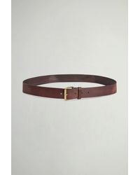 Woolrich - Cinturón De Piel Desgastada Para Hombre Talla - Lyst