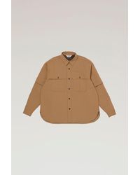 Woolrich - Cavalry Twill Cotton Blend Shirt - Lyst